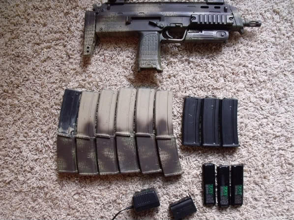 Well MP7 ( all black with mostly TM parts to replace the clone parts)