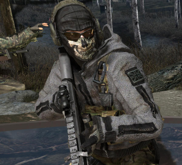 ghost modern warfare 2 character screen shot