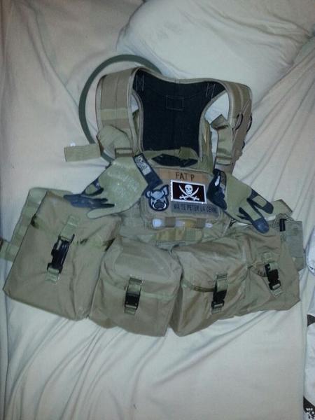 Tactical Tailor MAV 2 with X Harness, BIB and Center MAV.
SDS SAW POUCH